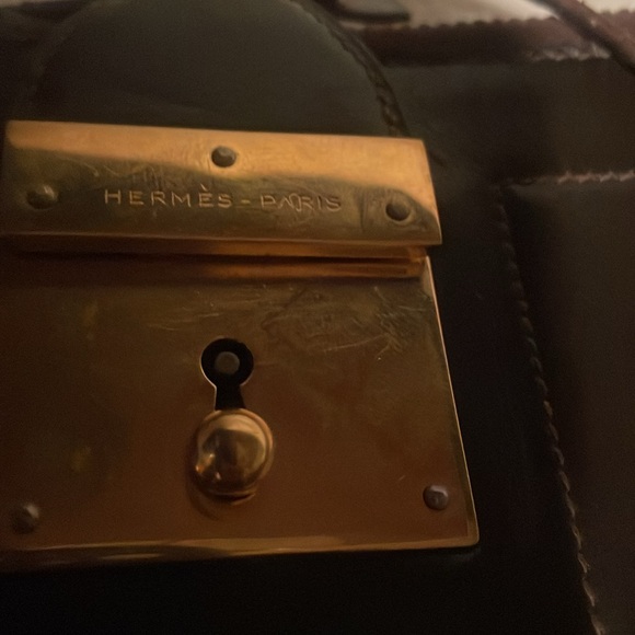 1960’s Hermes Paris Brown Leather Portfolio - Picture 2 of 8